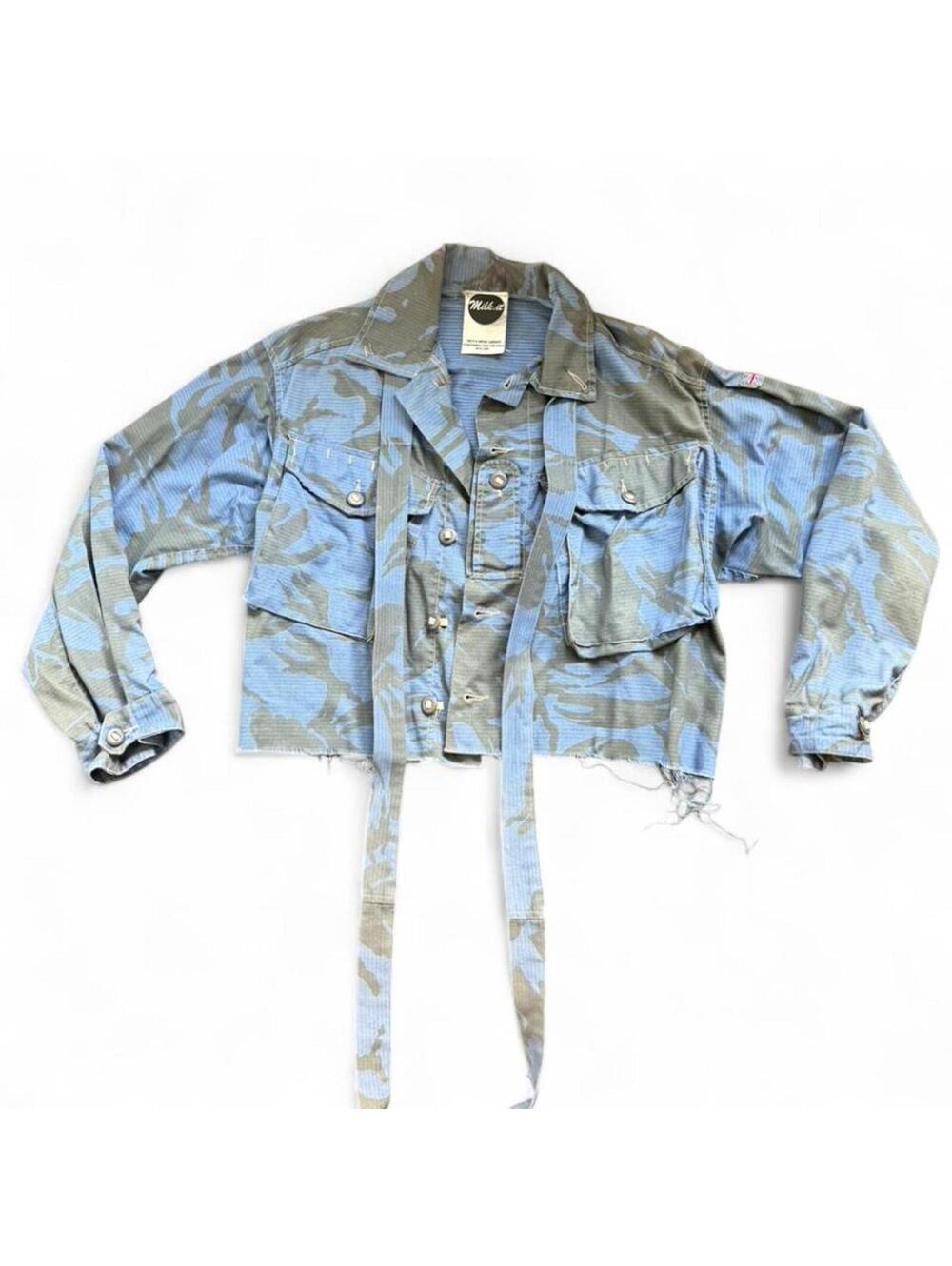 Milk It Women's Blue and Multi Jacket